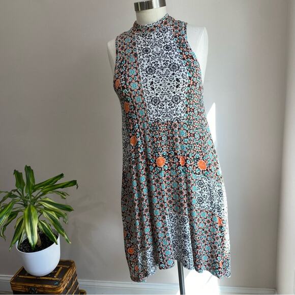 Anthropologie Maeve Lilt Swing Dress with High Neck and Pockets - Picture 12 of 12